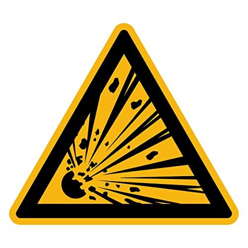Ambiance Sticker Sticker "Danger Warning Warning" NF ISO7010 - 60x60cm