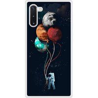 Cosmonaute aux ballons Verstevigd hoesje met sublimatie bedrukking, compatibel met Samsung Galaxy Note