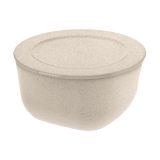 Koziol Saladier avec couvercle Connect thermoplastique biocirculaire 2 L Nature sable du désert