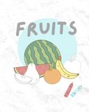 Fruit Colouring Book