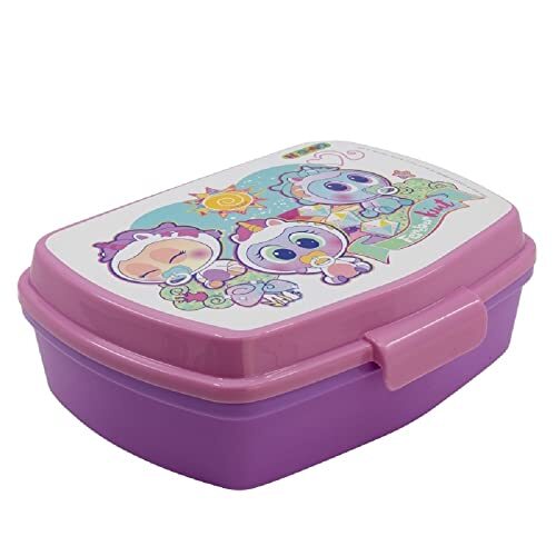 ALMACENESADAN 4814 Reinbow-set bestaande uit lunchbox, rechthoekig, meerkleurig, herbruikbaar, BPA-vrij
