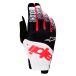 Alpinestars Techstar S26, gants, couleur: Noir/Blanc/Rouge Néon, taille: L