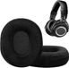 kwmobile 2x coussinets d'oreille en velours pour AudioTechnica ATH M20x BT - Coussinets pour casque supra-auriculaire en noir