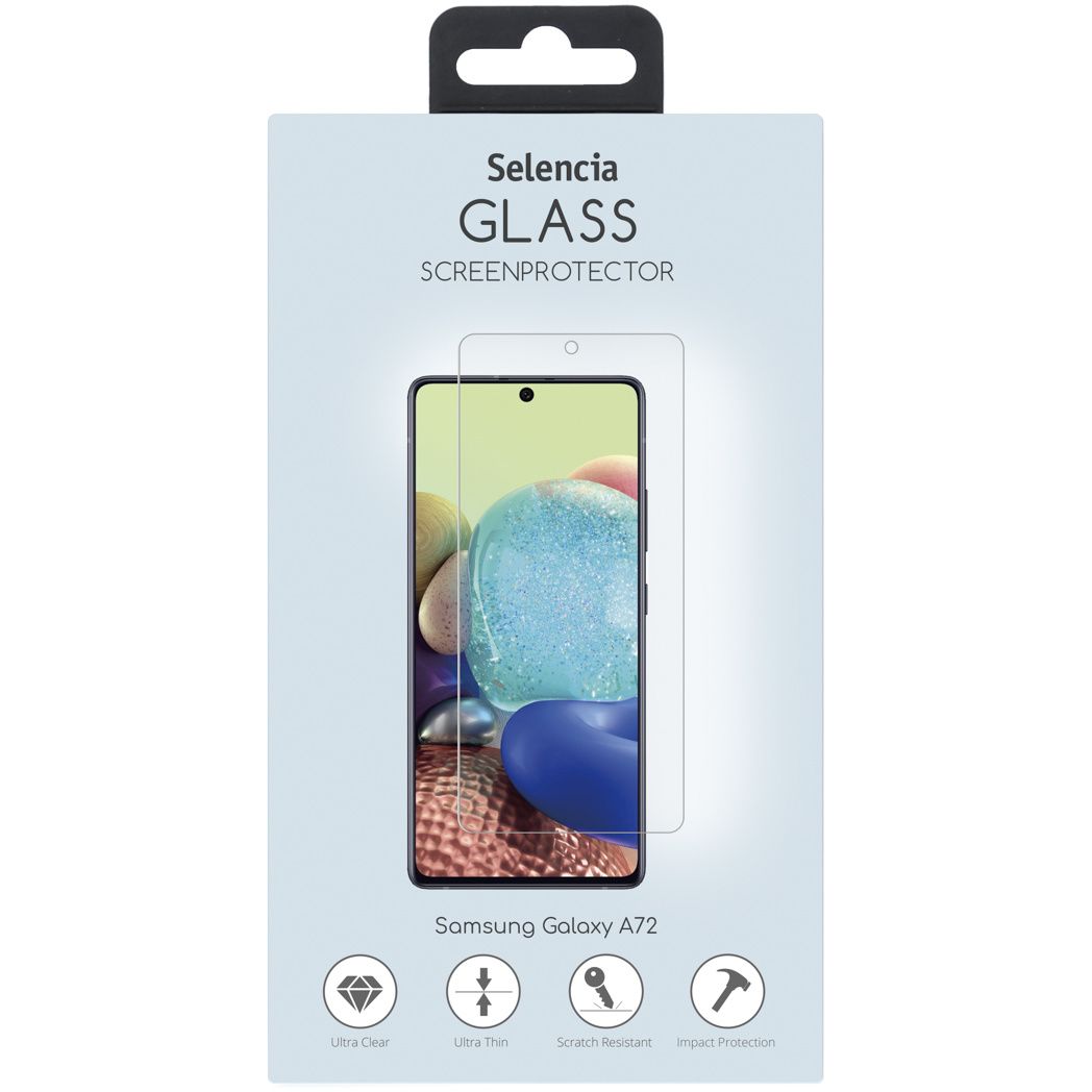 Selencia Glas Screenprotector Samsung Galaxy A72