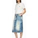 s.Oliver Jupes Bleu-denim Taille : 34