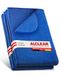 Alclear 820901_2 Microvezeldoek voor auto, droogdoek, droogwonder voor autoverzorging, revisie van autolak, motor, keuken en huishouding, keukendoek, zeer absorberend, 60 x 40 cm, blauw, 2 stuks
