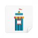 DIYthinker Geweldige Grappige Park Ticketing Illustratie Bril Schoonmaken Doek Telefoon Scherm Cleaner Suede Stof 2 stks