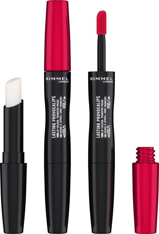 Rimmel London Lasting Provocalips Lip Colour - 500 Kiss The Town Red