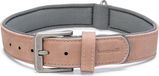 Beeztees Balacron Ax Halsband Hond - Kunstleer - Roze - 43-53 cm x 25 mm