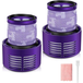 Dyson Filtres Pour Dyson V10 Sv12, Morpilot 2 Filtres Pour Dyson Cyclone V10 Sv12 Series V10 Absolute Animal Motorhead Total Clean, 2 Pack Remplacement