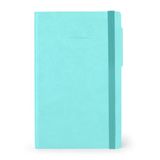 Legami Notitieboek, 6 mm, gelinieerd, My Notebook, Aquatic Awe, medium, van FSC-gecertificeerd papier, 192 pagina's, softcover, elastische sluiting, 13 x 21 cm