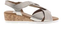 Gabor 761 Sandalen - Sleehak - Dames - Zilverkleurig - Maat 38