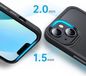 TECH-PROTECT Magmat iPhone 14 Pro Hoesje Zwart/Helder