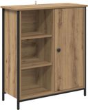 vidaXL Dressoir Artisan Eiken 70 x 30 x 80 cm Bewerkt hout
