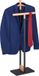 Relaxdays Dressboy zwart - 112 x 47 x 20 cm - Staal - Beukenhout