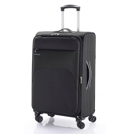 GABOL Zambia Trolley Medium 69 black Zachte koffer Zwart