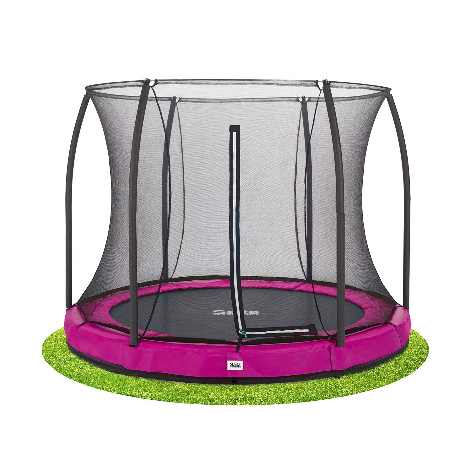 Salta Salta Comfort Edition Ground Trampoline met Veiligheidsnet - 251 cm - Roze