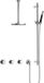Hotbath Cobber X - CX7067 - Inbouw Regendoucheset - Chroom