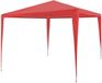 vidaXL Partytent Rood 300 x 300 x 255 cm PE en staal