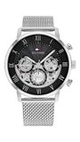 Tommy Hilfiger analoog multifunctioneel kwartshorloge voor heren met roestvrijstalen armband