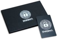Enigma Passwords Metal Series – Wachtwoorden Password coderingstool – Creditcard formaat – Laser gegraveerd – Inclusief luxe geschenkdoos