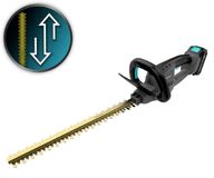 Cecotec TitaniumSword 4500 Freemove Accu-grasmaaier en heggenschaar, 45 cm, borstelloze motor 21 V. Dubbele veiligheid, takken 16 mm. Prestaties en levensduur voor veilig en effectief snoeien