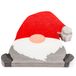 HEKU 12 Premium Airlaid kerstservetten, kabouter, hoogwaardige, stofachtige wegwerpservetten, kabouterdesign, rond gestanst en bijzonder absorberend, ideaal voor feestelijke gelegenheden