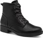 Tamaris Dames Enkellaarsje 1-25111-47 001 Zwart Maat 40