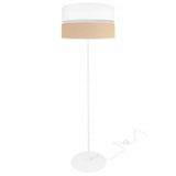 Light-Home JUTA 2450/40 - Lampadaire - Trépied - Métal - Abat-jour en tissu - Blanc