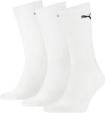PUMA 3-paar Crew sport sokken - Light - Ademende sport sokken dames & heren - Zwart - Wit - Blauw - 38