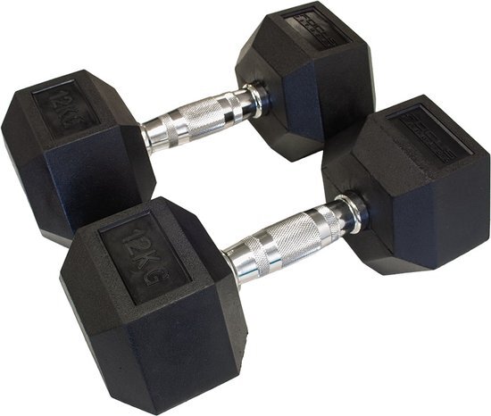 Focus Fitness Hexa Dumbbells set 2 x 12kg