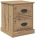 vidaXL Nachtkastje Artisan Eiken 39 x 39 x 47.5 cm Bewerkt hout