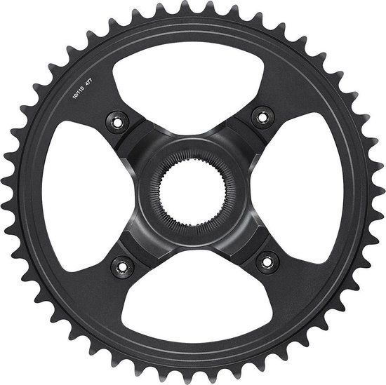 Shimano Kettingblad 47z Shimano Steps SM-CRE80 - 11-speed Zwart Aluminium