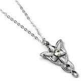 The Carat Shop The Lord of the Rings Arwen's Evenstar Necklace Silver-Colored