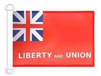 AZ FLAG Bootvlag Taunton Liberty and Union 45x30 cm Plastic Ringen
