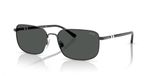 Polo Ralph Lauren Ph3159 Lunettes de soleil homme argentées carrées grises 58mm
