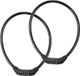 Holland Connections Lot de 2 Antivol de vélo - Chaîne antivol pour vélo - Antivol à combinaison de sécurité réinitialisable à 4 chiffres - Câble antivol à combinaison auto-enroulant - Support de montage non inclus - Antivol en anneau en cuir noir 0,4 m - 4 chiffres