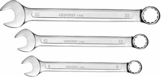 Gedore RED R09105008 Ring-/steeksleutelset - 9-19mm - 8-delig