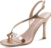 Tamaris - Dames - Sandalen met hak - metallic - maat 36
