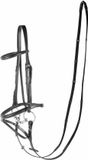 Harry's Horse Hoofdstel Bronze - Gecombineerd - Mini - Zwart