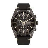 JOOP! Chronograaf horloge - Acier inoxydable - Cuir