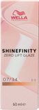 Wella Shinefinity Glaze Colorant Zero Lift 07/34 90ml