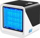 Ventilateur de climatisation portable à 3 vitesses, éclairage LED, filtre et une capacité de 500 ml