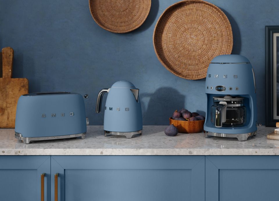 SMEG KLF03SBMEU Waterkoker - Storm Blue - 1,7L