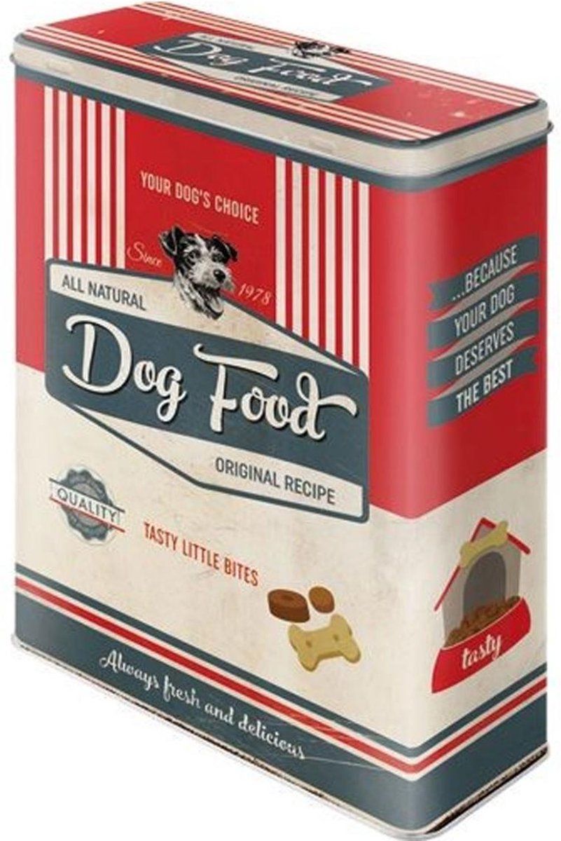 Nostalgic Art Bewaardoos 3D Dog Biquits XL