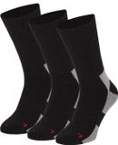 Apollo (Sports) - Wandelsokken - 3-Pack - Zwart - Maat 46/48