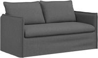 vidaXL Bank Donkergrijs Stof 156 x 82 x 85 cm