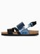 Bayton Vitoria Sandalen met riem zilver / wit