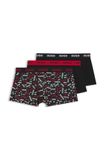 HUGO Boxershorts rouge / noir / blanc