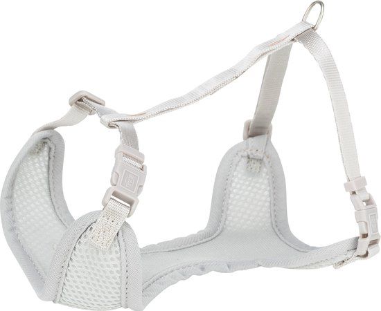 Trixie Junior Puppy Softtuig met Riem - Lichtgrijs